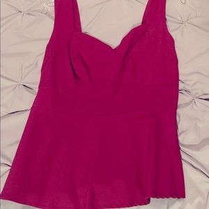 Burgundy Torrid Top. Size 0.